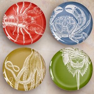 Thomas Paul Set of Eight Nautical Themed Plates